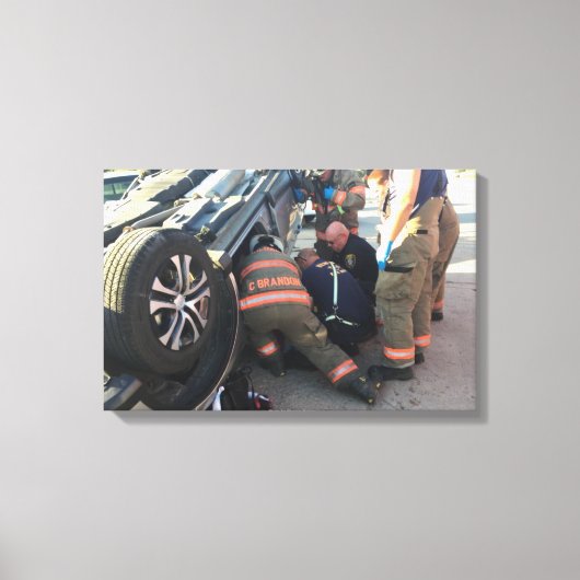 Newkirk Fire Rescue Leinwanddruck (Vorderseite)