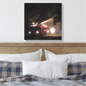 Newkirk Firetrucks Leinwanddruck (Insitu (Schlafzimmer))