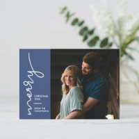 Newly Wed Merry Frohe Weihnachts-Script-Foto