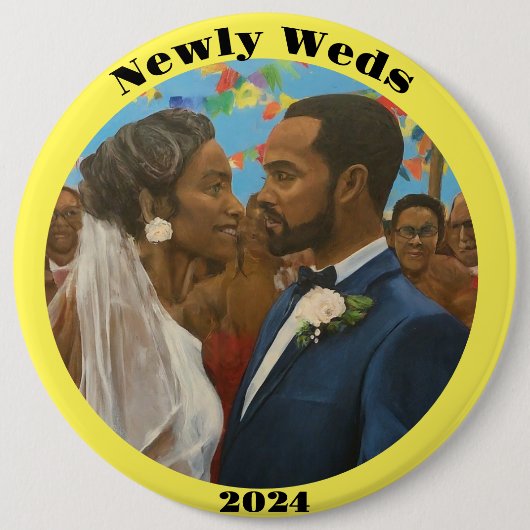 Newly Weds Button (Vorderseite)