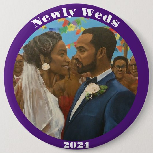 Newly Weds Button (Vorderseite)