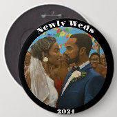 Newly Weds Button (Vorne & Hinten)