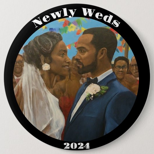 Newly Weds Button (Vorderseite)