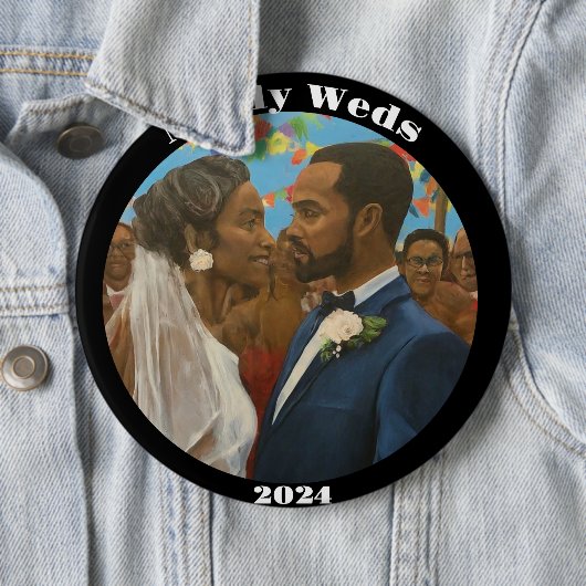Newly Weds Button (Beispiel)