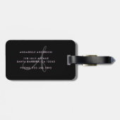 Newlylierte Wifey-Typografie Gepäckanhänger (Rückseite horizontal)