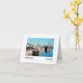 Newlyn, Cornwall Karte (Gelbe Blume)