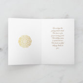 Newlywed, first Christmas Feiertagskarte (Innenseite)