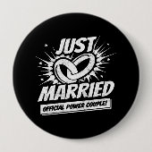 Newlywed - Wedding Honeymoon Drehmoment - Just Mar Button (Vorderseite)