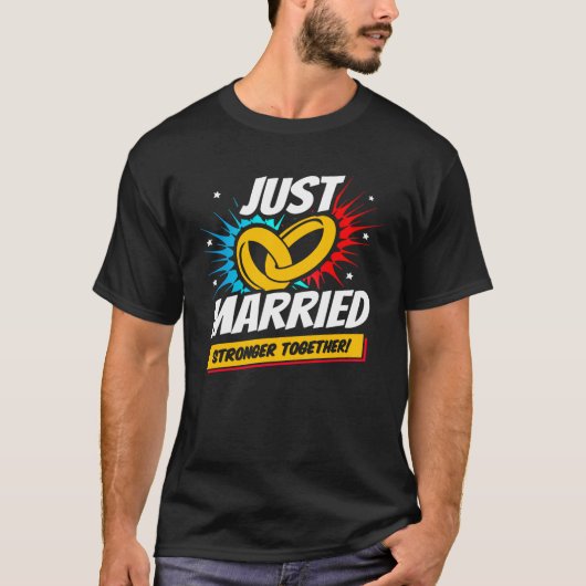 Newlywed - Wedding Honeymoon Drehmoment - Just Mar T-Shirt (Vorderseite)