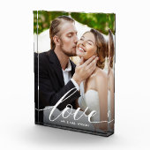 Newlyweds Liebe Script Foto (Rechts)