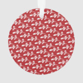 Newlywings First Christmas Simple Foto Ornament (Rückseite)