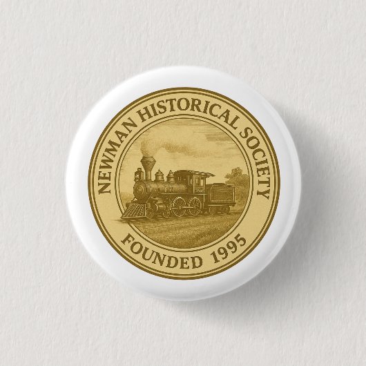 Newman Historical Society Jubiläumsbutton Button (Vorderseite)