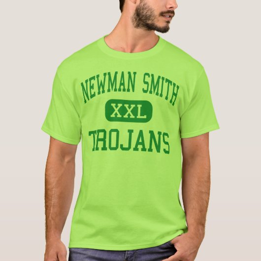 Newman-Smith - Trojan - hoch - Carrollton Texas T-Shirt (Vorderseite)