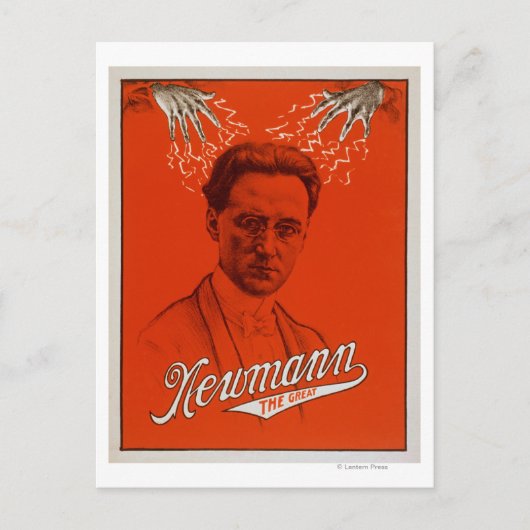 Newmann, das große Magician Poster Nr. 2 Postkarte (Vorderseite)