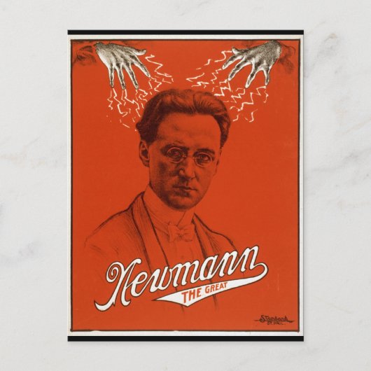 Newmann, der große Magier Postkarte (Vorderseite)