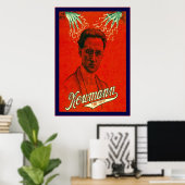 Newmann the Great ~ Vintag Magician Poster (Heimbüro)