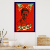 Newmann the Great ~ Vintag Magician Poster (Küche)