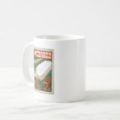 Newmanns berühmte Road Show Kaffeetasse (Vorderseite Links)