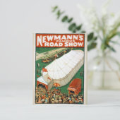 Newmanns berühmte Road Show Postkarte (Stehend Vorderseite)