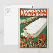 Newmanns berühmte Road Show Postkarte (Vorne/Hinten)