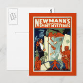 "Newmanns Wundergeist-Geheimnisse" Postkarte (Vorne/Hinten)
