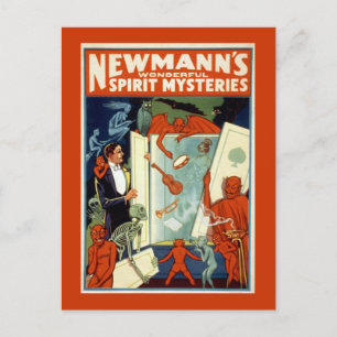 "Newmanns Wundergeist-Geheimnisse" Postkarte