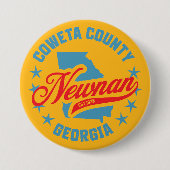 Newnan, Georgien Button (Vorderseite)