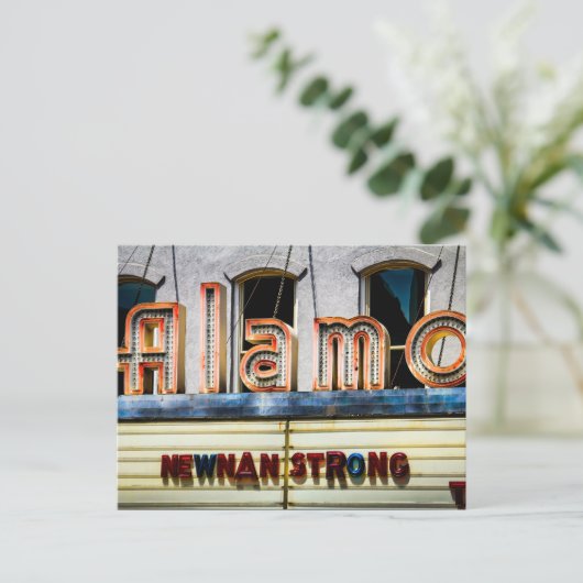 NEWNAN STRONG Postkarte (Stehend Vorderseite)
