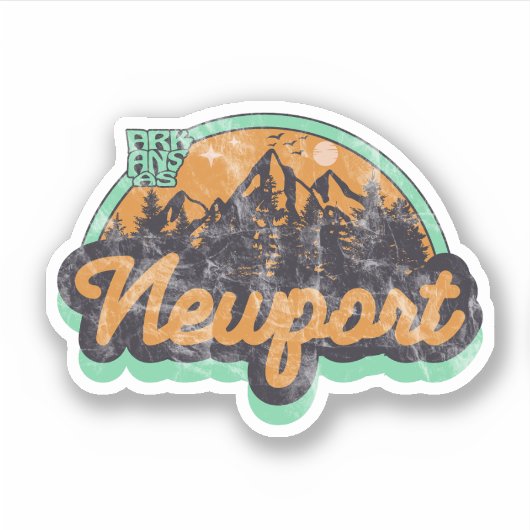 Newport, Arkansas Sticker (Vorderseite)