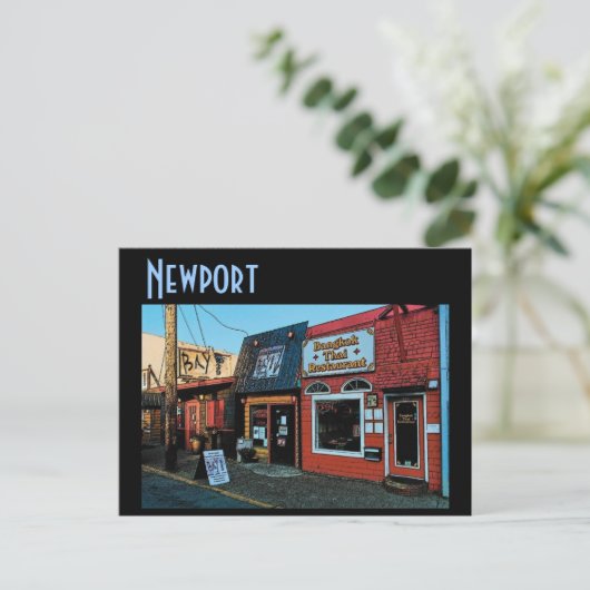 Newport Bayfront Postcard Postkarte (Stehend Vorderseite)