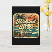 Newport Beach _7  Karte (Gelbe Blume)