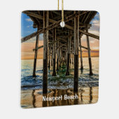 Newport Beach Balboa Pier Keramikornament (Rechts)
