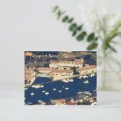 Newport Beach, CA Postkarte (Stehend Vorderseite)