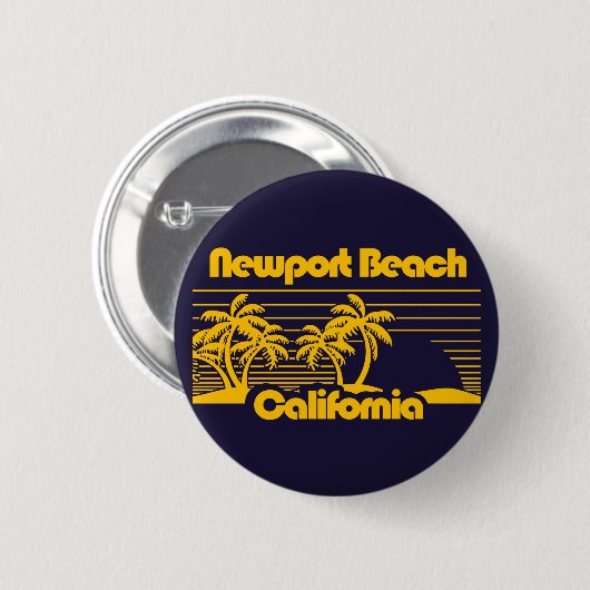 Newport Beach California Button (Vorne & Hinten)