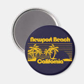 Newport Beach California Magnet (Vorderseite/Rückseite)