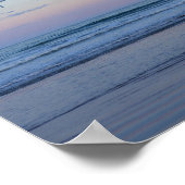 Newport Beach California Ocean Sunrise Blue Poster (Ecke)