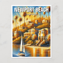 Newport Beach California Postkarte