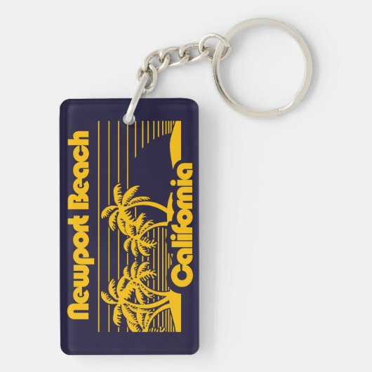 Newport Beach California Schlüsselanhänger (Rückseite)