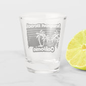 Newport Beach California Schnapsglas (Rückseite)