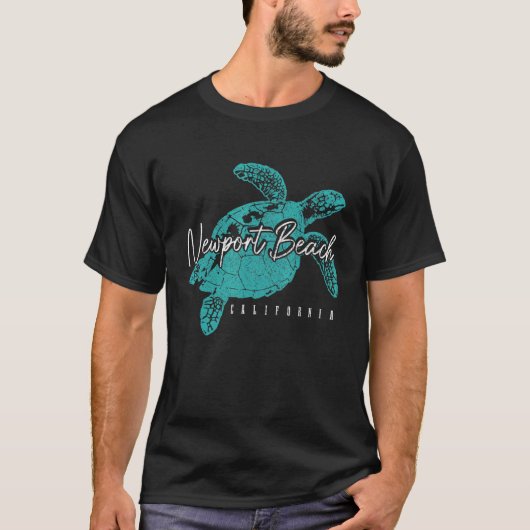Newport Beach California Sea Turtle Scuba Diving D T-Shirt (Vorderseite)