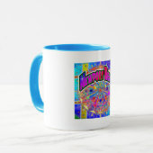 Newport Beach Cosmic Unity Tasse (Vorderseite Links)