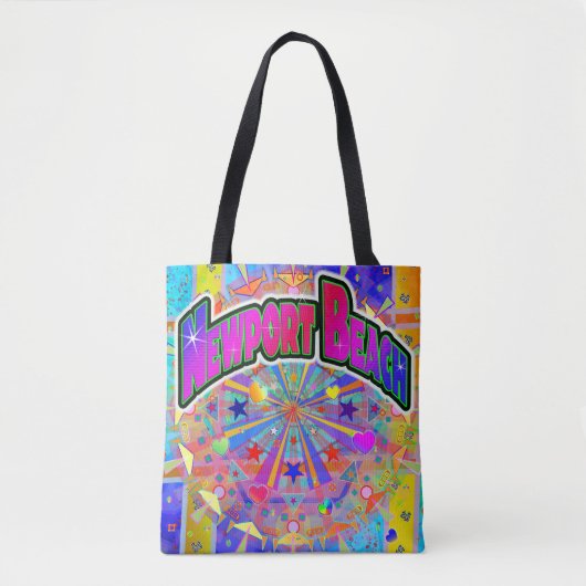 Newport Beach Cosmic Unity Tote Bag Tasche (Vorderseite)