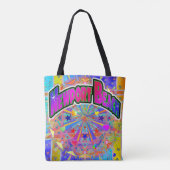 Newport Beach Cosmic Unity Tote Bag Tasche (Rückseite)