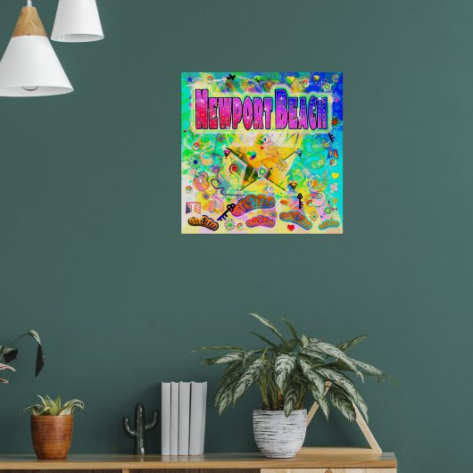 Newport Beach Epoch Hour Poster (Wohnzimmer 1)