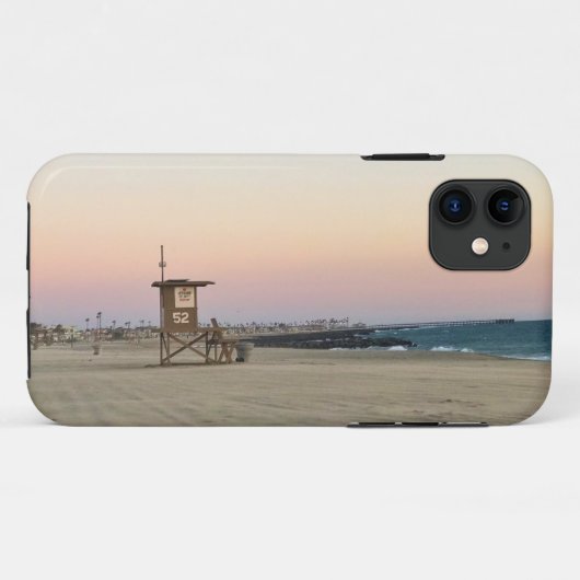 Newport Beach in Sunset, Kalifornien Case-Mate iPhone Hülle (Rückseite (Horizontal))