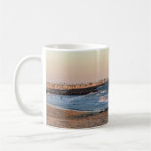 Newport Beach in Sunset, Kalifornien Kaffeetasse (Links)