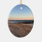 Newport Beach in Sunset, Kalifornien Keramik Ornament (Rechts)