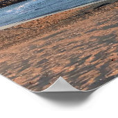 Newport Beach in Sunset, Kalifornien Poster (Ecke)