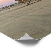 Newport Beach in Sunset, Kalifornien Poster (Ecke)