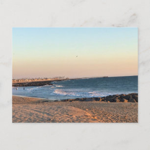 Newport Beach in Sunset, Kalifornien Postkarte